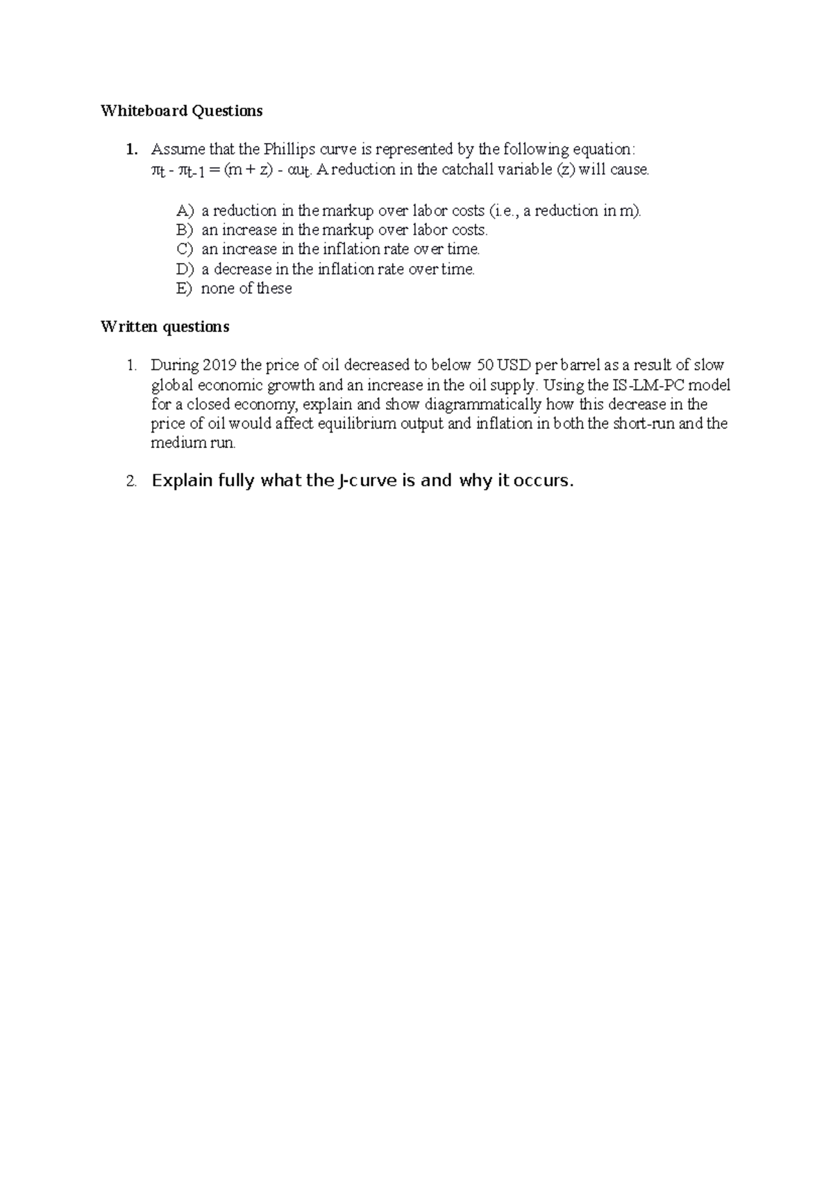 Test+2+Workshop+Questions-1 - Whiteboard Questions Assume that the ...