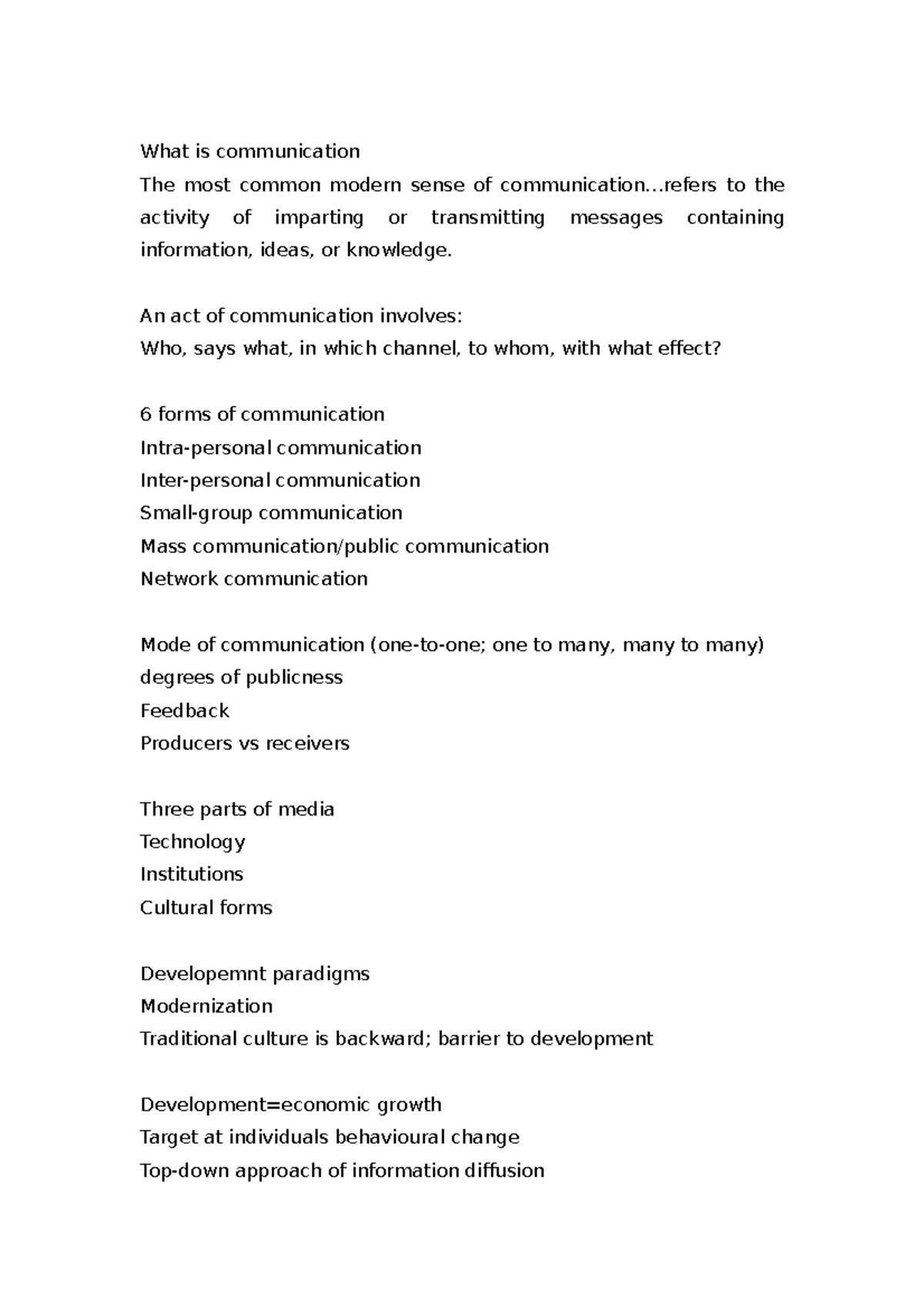 What Is Communication part Of Lecture What Is Communication The
