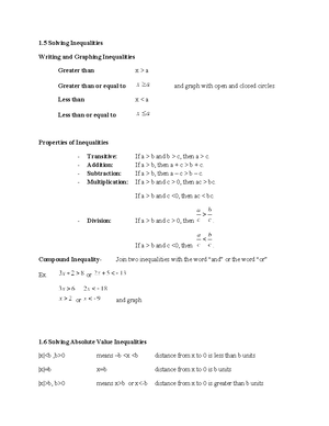 Unit+1+Test+Review - Unit 1 of Algebra 2 Honors at Langley High School ...