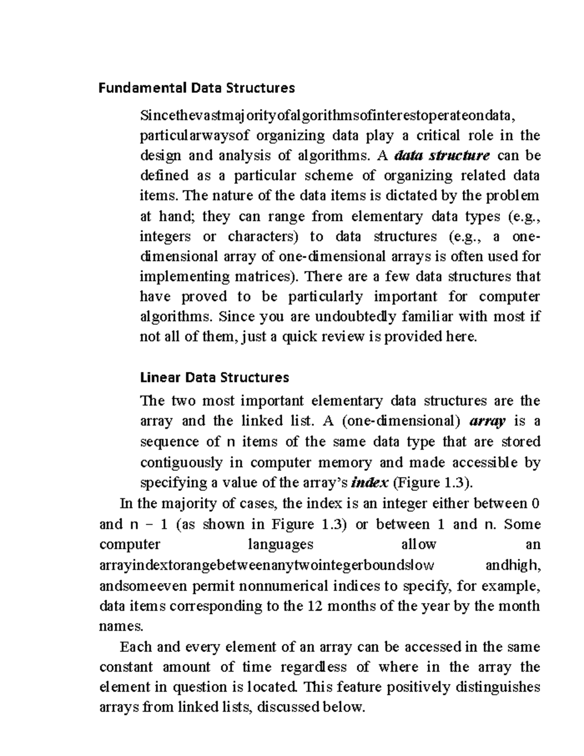 Fundamental Data Structures - Fundamental Data Structures - Studocu