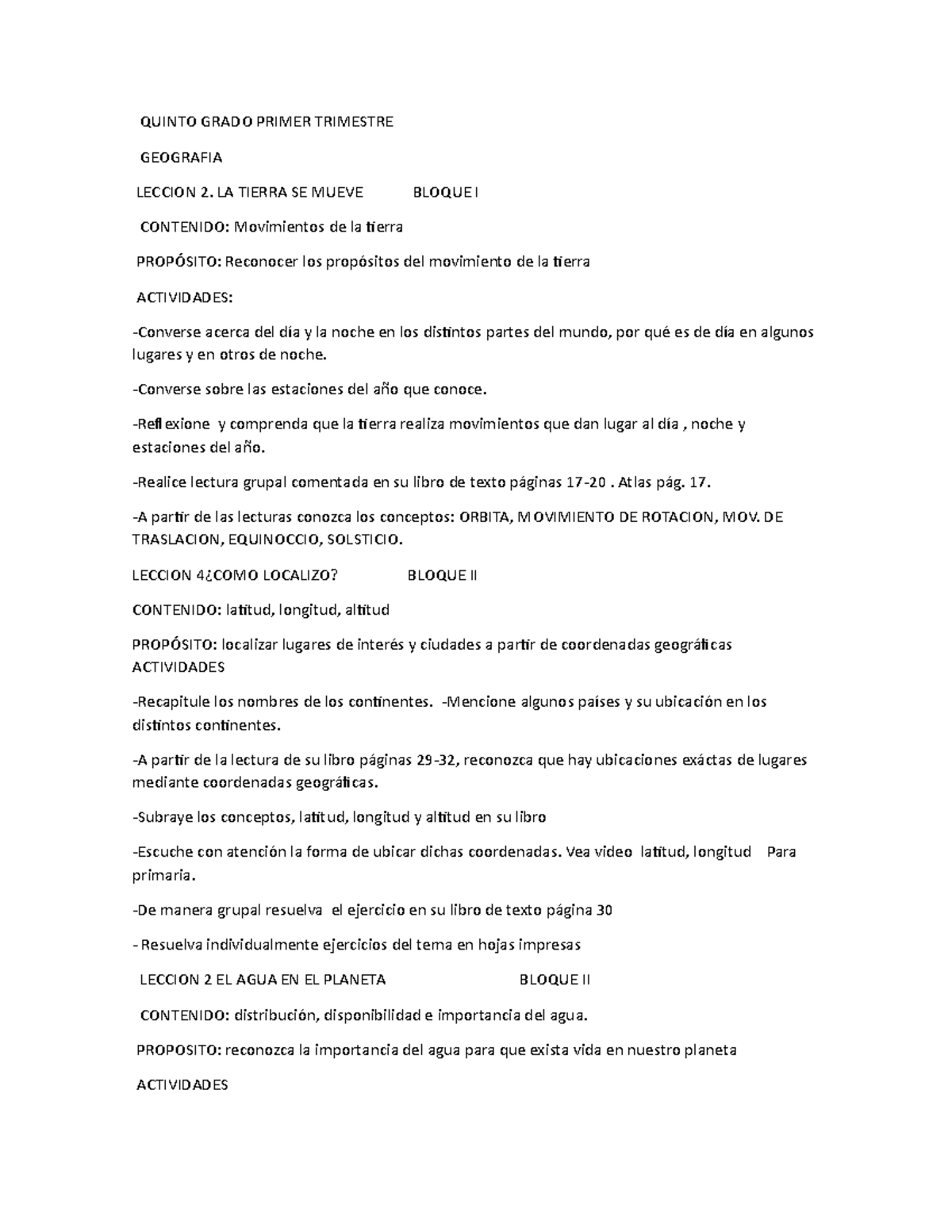 Planeacion Primer Trimestre Quinto Grado Lainitas Zap vrogue.co