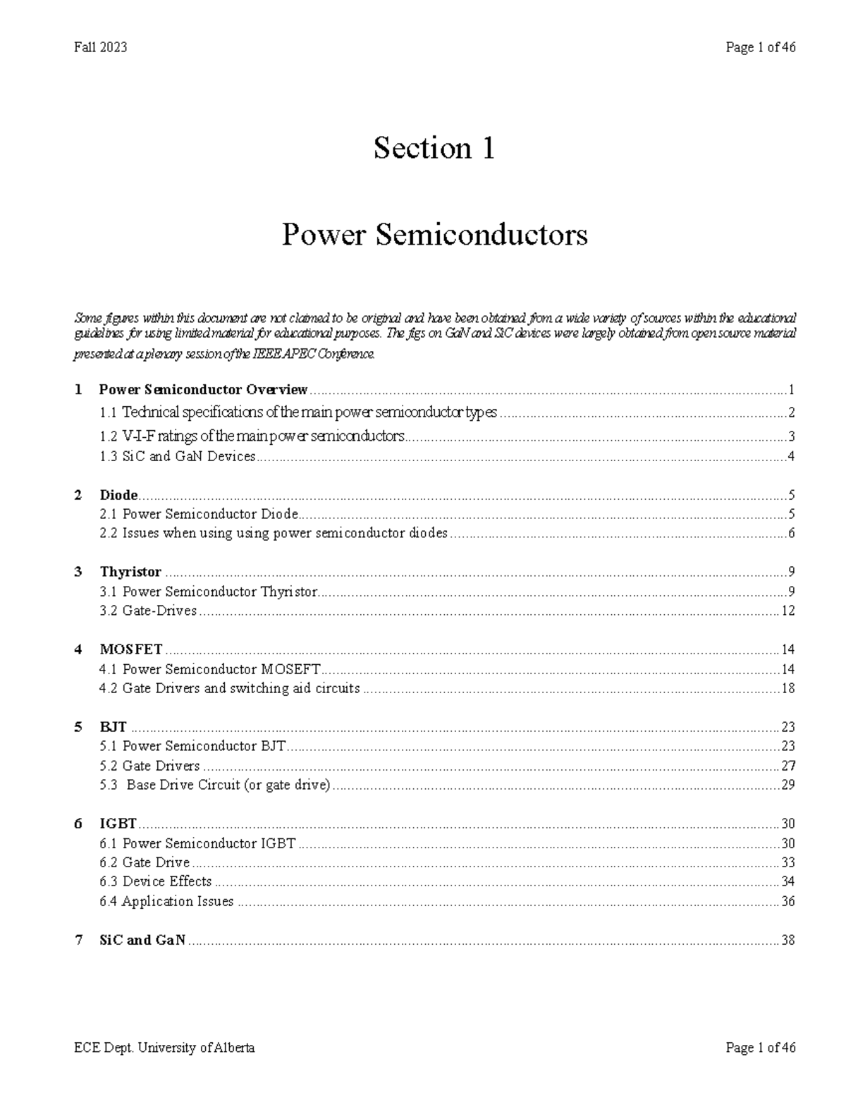 1 - Chapter 1 - Power Semiconductors Some figures within this document ...