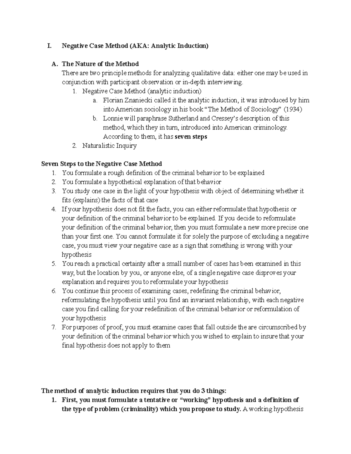 what is negative case analysis in qualitative research