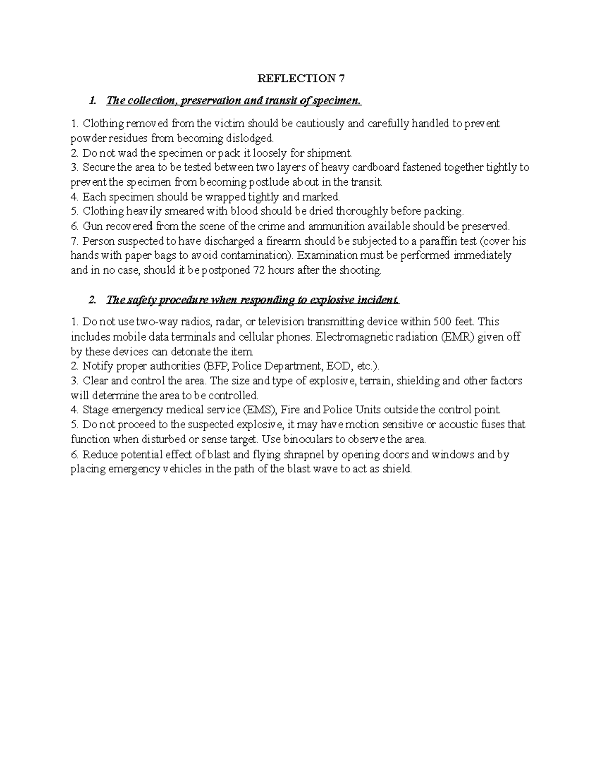 forensic chemistry extended essay