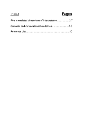 IOS2601- summary notes - INTERPRETATION OF STATUTES SECTION A – GENERAL ...
