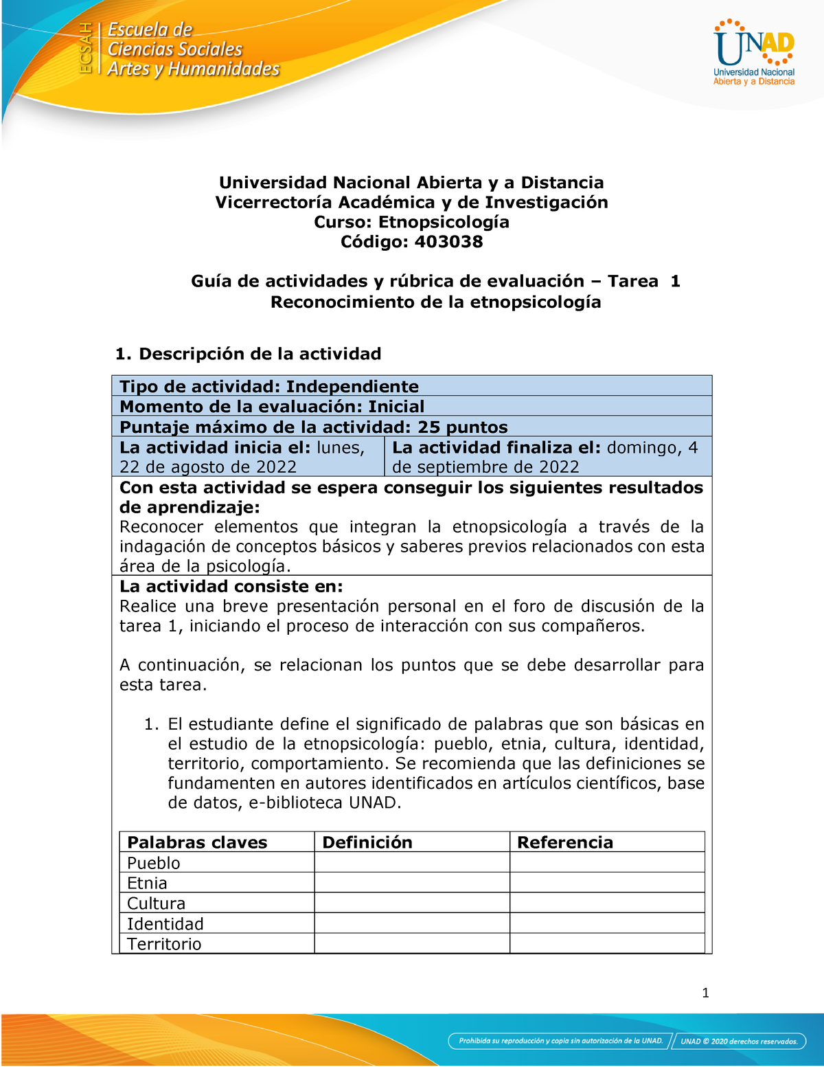 Guia1 - Guia Numero 1 - Universidad Nacional Abierta Y A Distancia ...