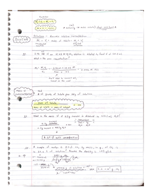 Unit 10 work book - answer key workbook - CHEM G110 - Studocu