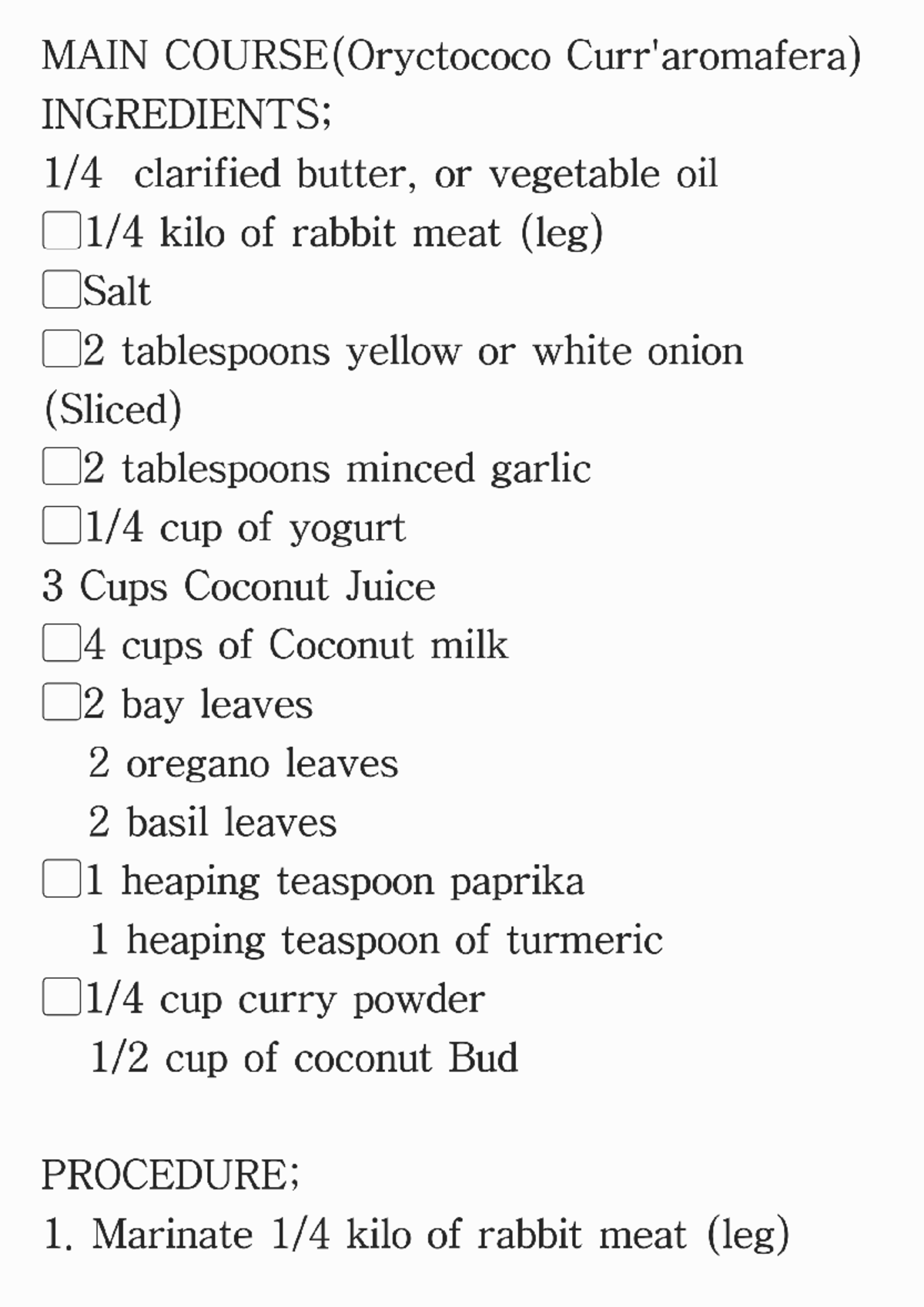 Coconut- Based- Recipe 240423 2006 53 - Araling Panlipunan - Studocu