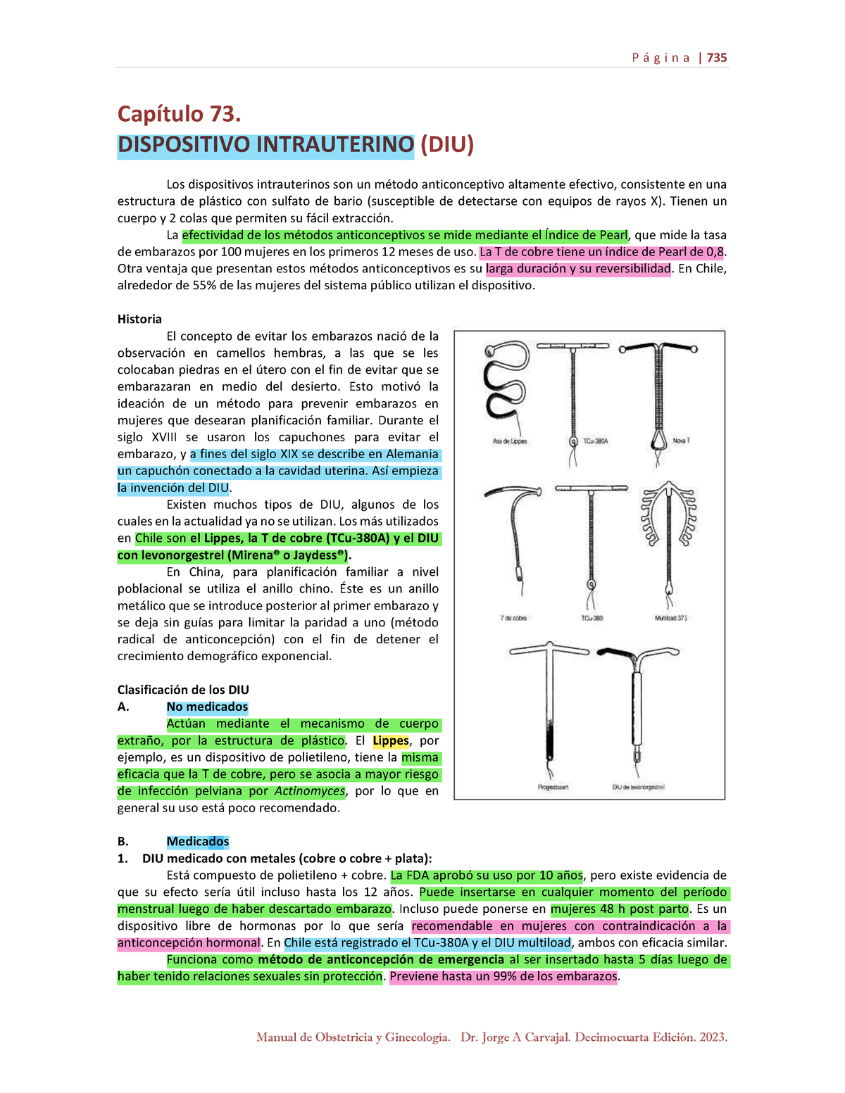 DIU - Actualización 2023 - CapÌtulo 73. DISPOSITIVO INTRAUTERINO (DIU ...