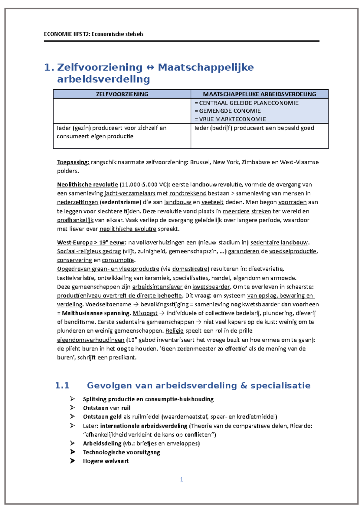 Samenvatting Boek "Leidraad Economie": Hoofdstukken 1 Tem 9 En 14 Tem ...