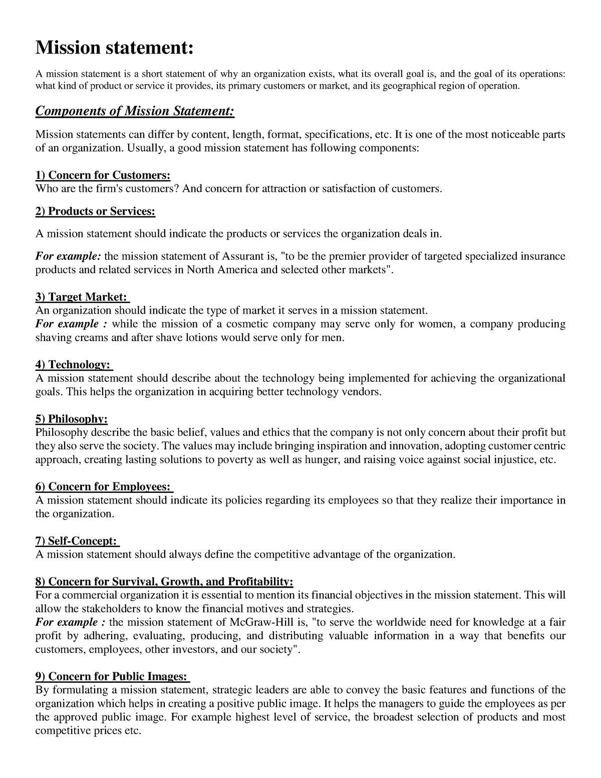 components-of-mission-statement-mission-statement-a-mission