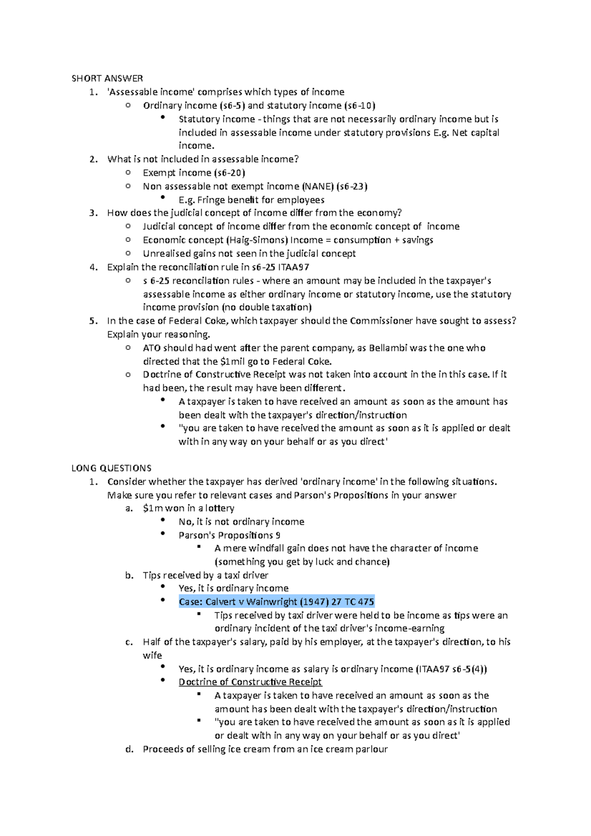 week-five-tutorial-short-answer-1-assessable-income-comprises