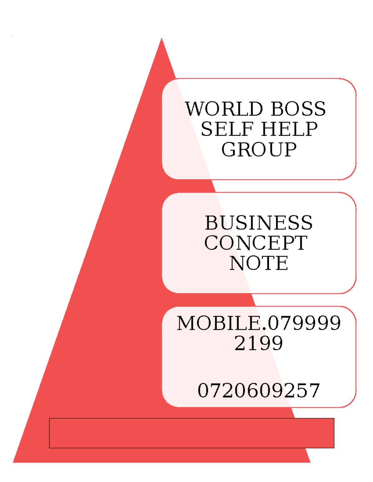 World boss self business plan - WORLD BOSS SELF HELP GROUP BUSINESS ...