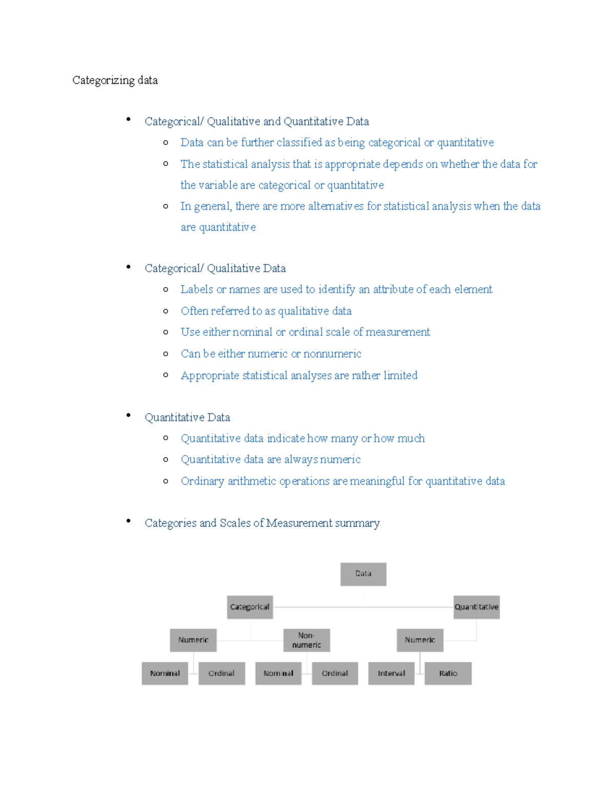 Categorizing data - Qualitative and Quantitative Data. How to ...