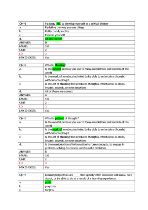 Session-IV SSG104 - Hehe - QN=1 Which Of The Following Reasons Is Sound ...