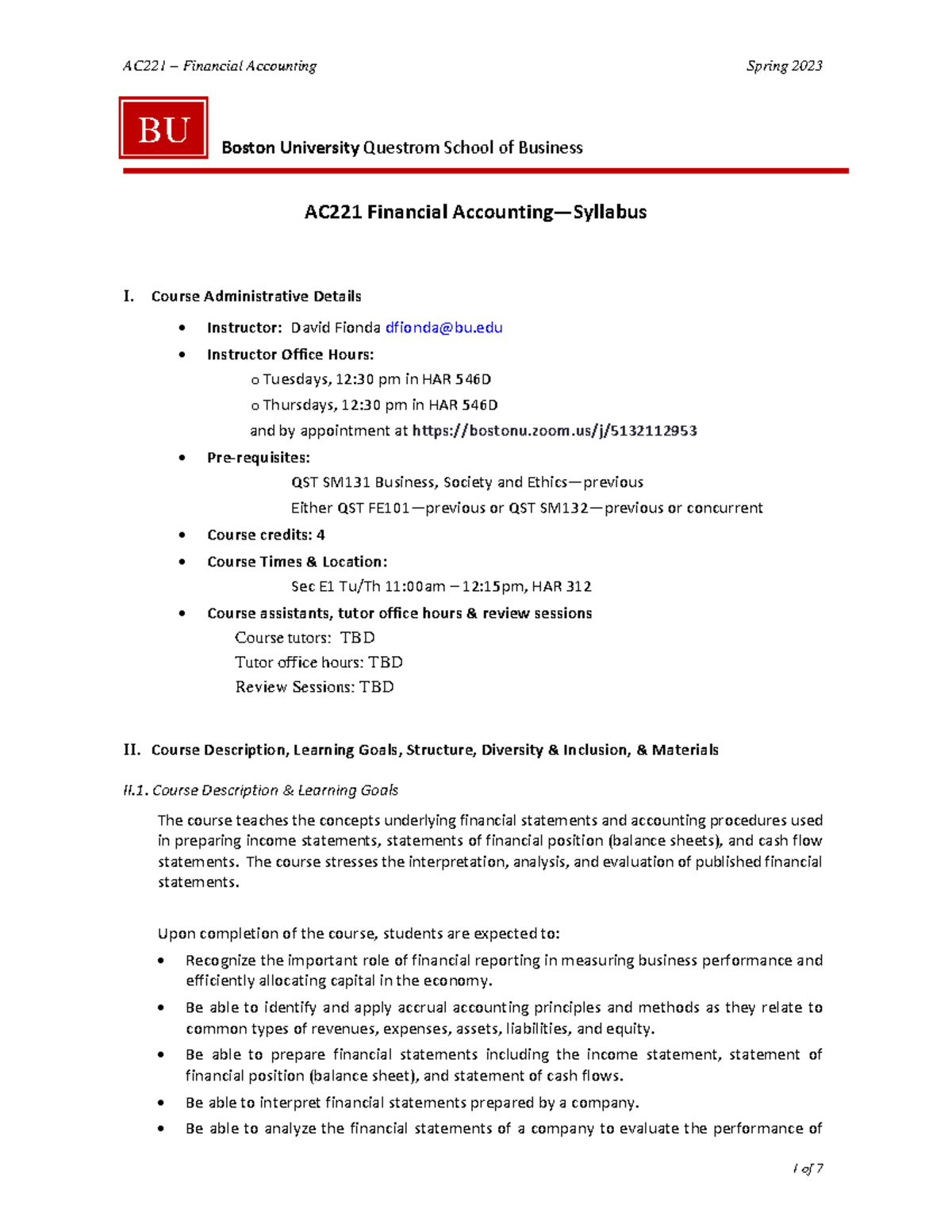 AC221 Syllabus E1 - Spring 2023 Fionda Final - ++++ Boston University ...