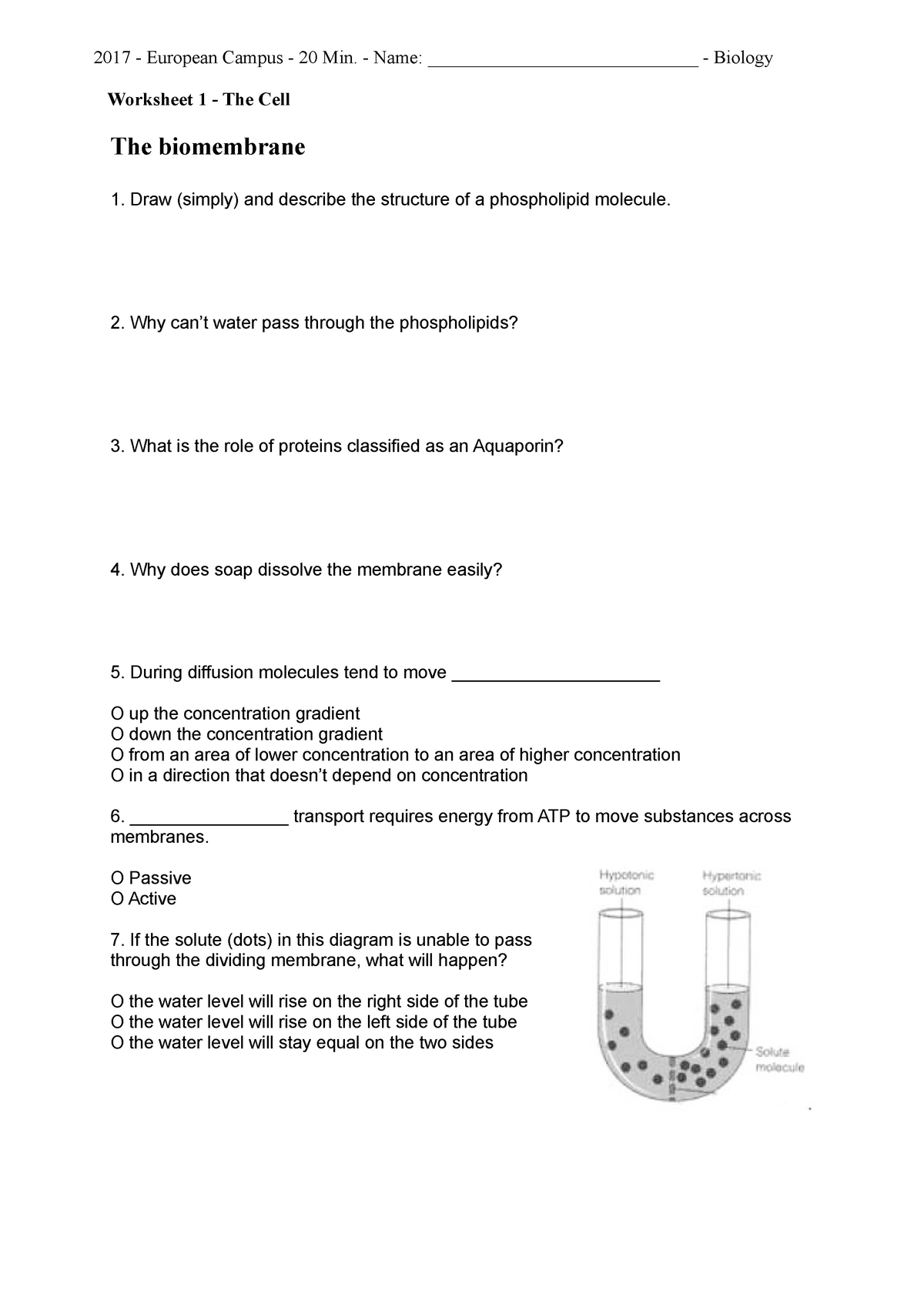 vorlesung-principles-of-biology-worksheet-1-2017-european-campus