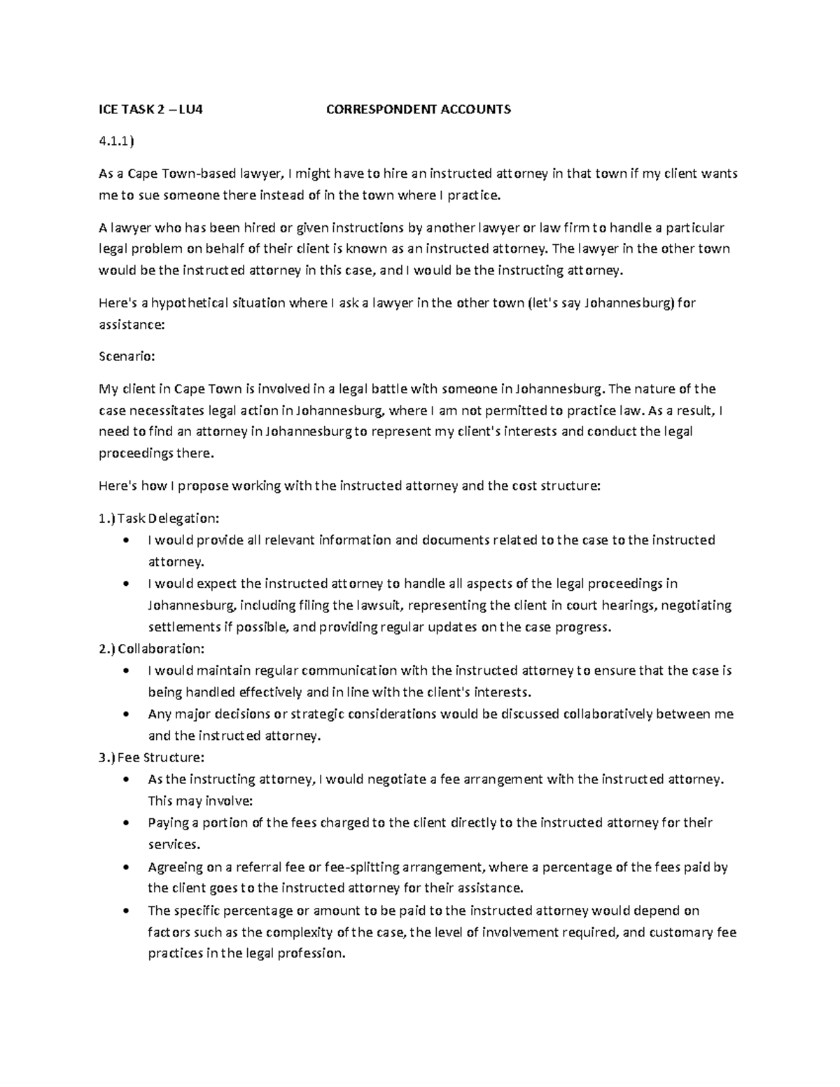 LEAP6221 ICE Task 2 - ST10114668 - Mbongeni Mavuso - ICE TASK 2 – LU4 ...