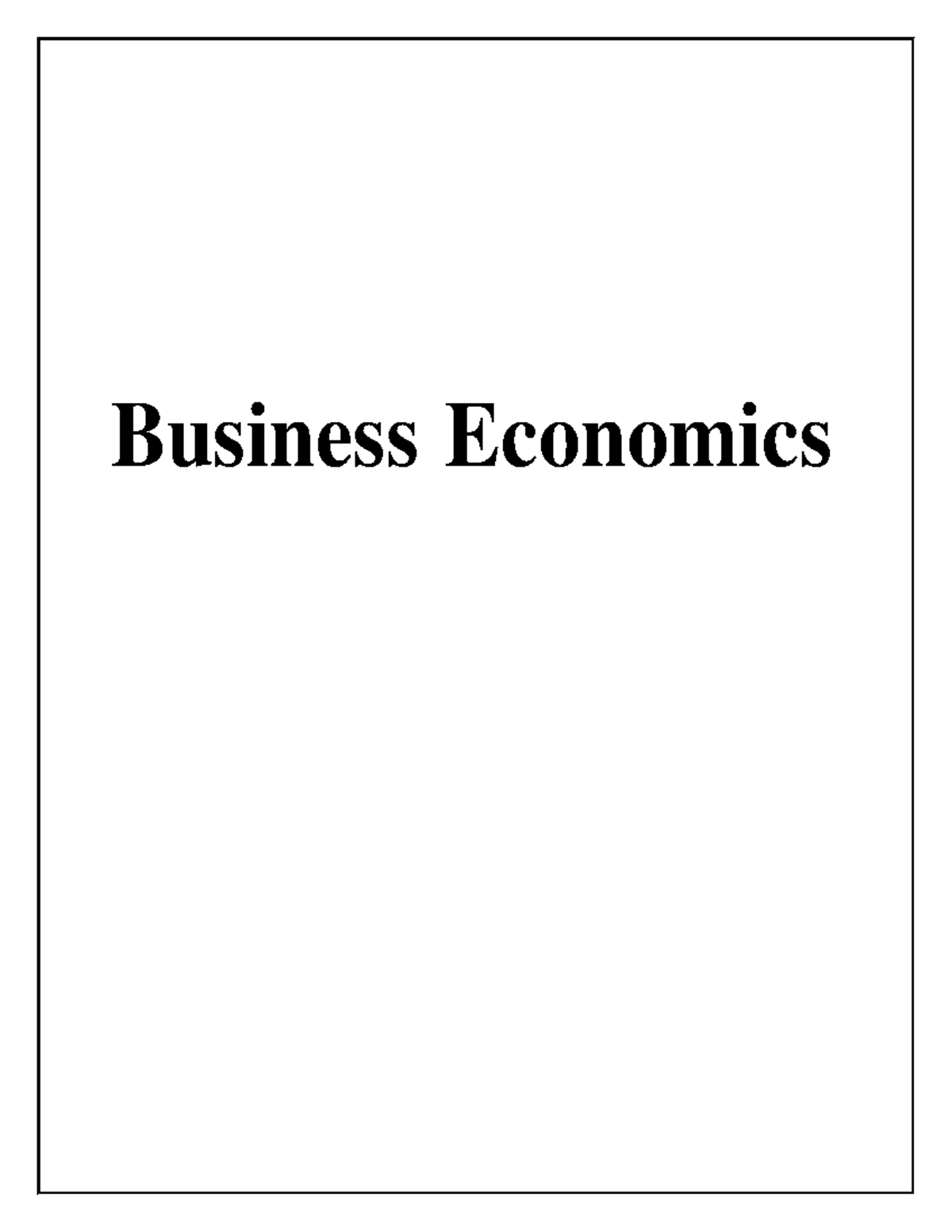 Business Economics - UNIT SNAPSHOT UGC NET COMMERCE Unit 3 Business ...