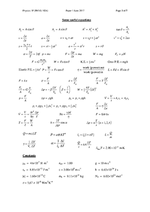 Tutorial 5.3 Electromagnetism 2023 Sols - PHYSICS 1024A TUTORIAL 5 ...