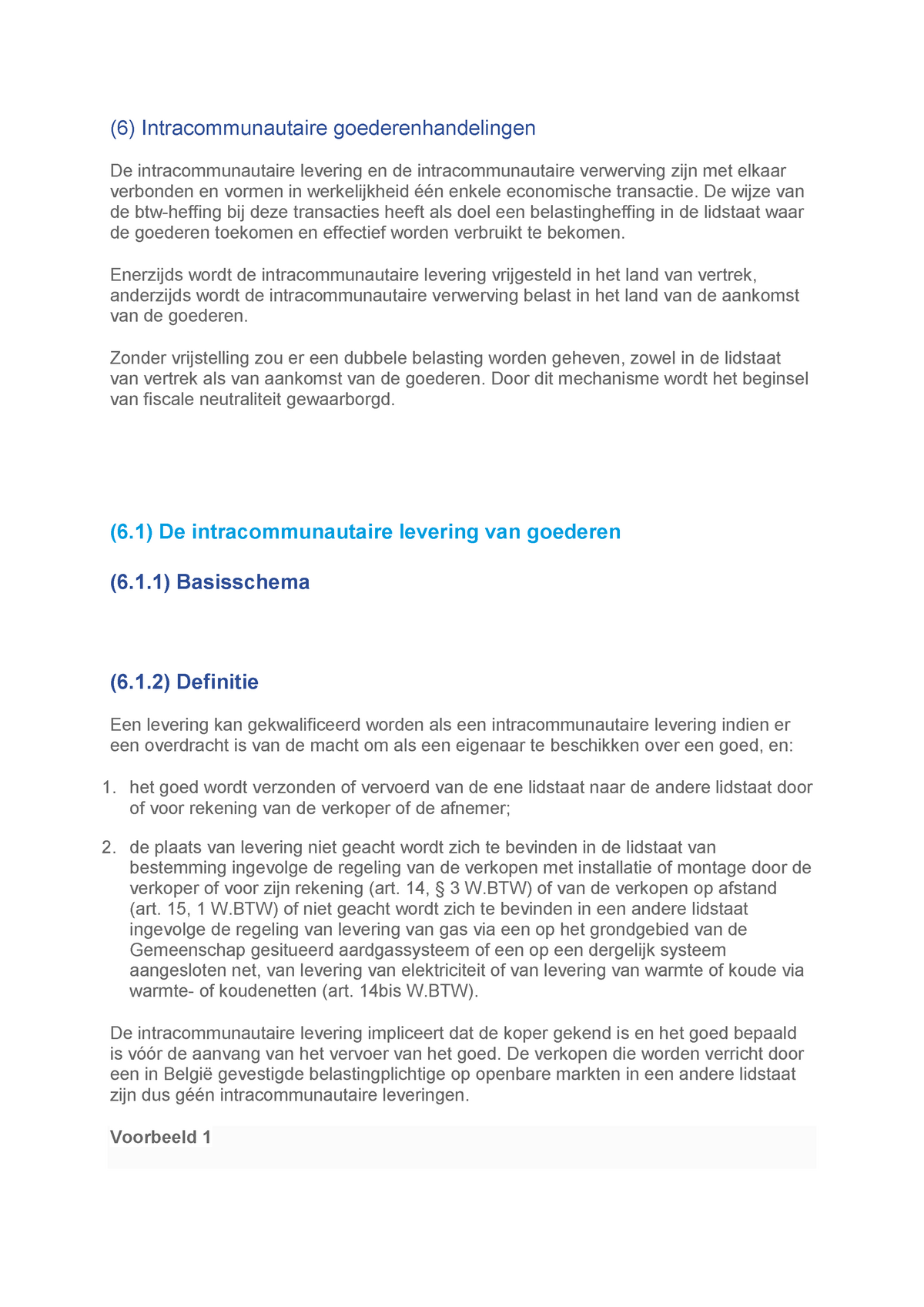 Praktijkgids Btw Tem Punt Intracommunautaire Goederenhandelingen De Intracommunautaire