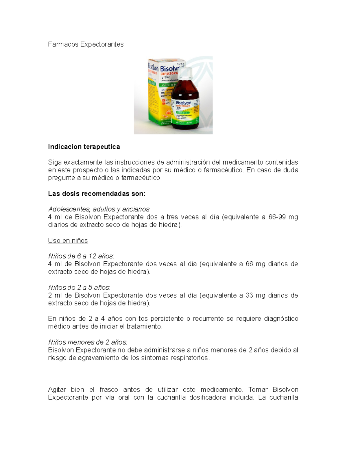 Fármacos Expectorantes farmacologia clinica basica - Farmacos ...