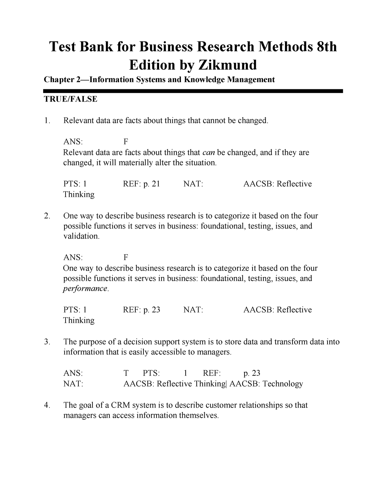 business-research-methods-2013-william-g-zikmund-test-bank-for