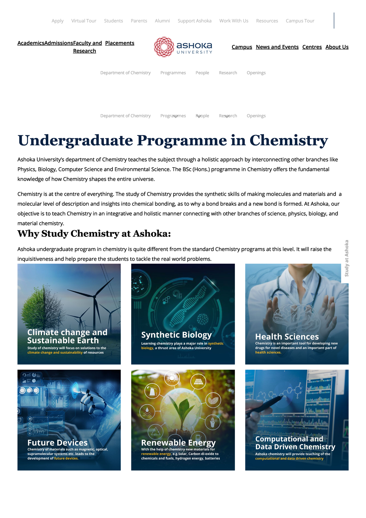 Ashoka University Chem Books Undergraduate Programme in Chemistry Ashoka University’s
