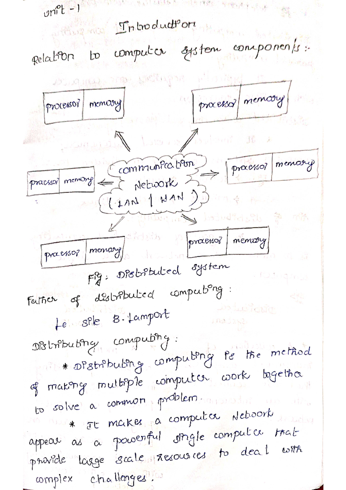 Distributed Computing Notes Studocu