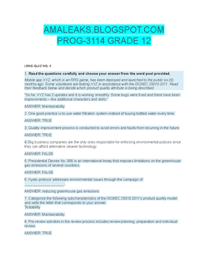 Gender and Society Quiz 1 - GENDER AND SOCIETY PRELIMS- QUIZ 1 By ...