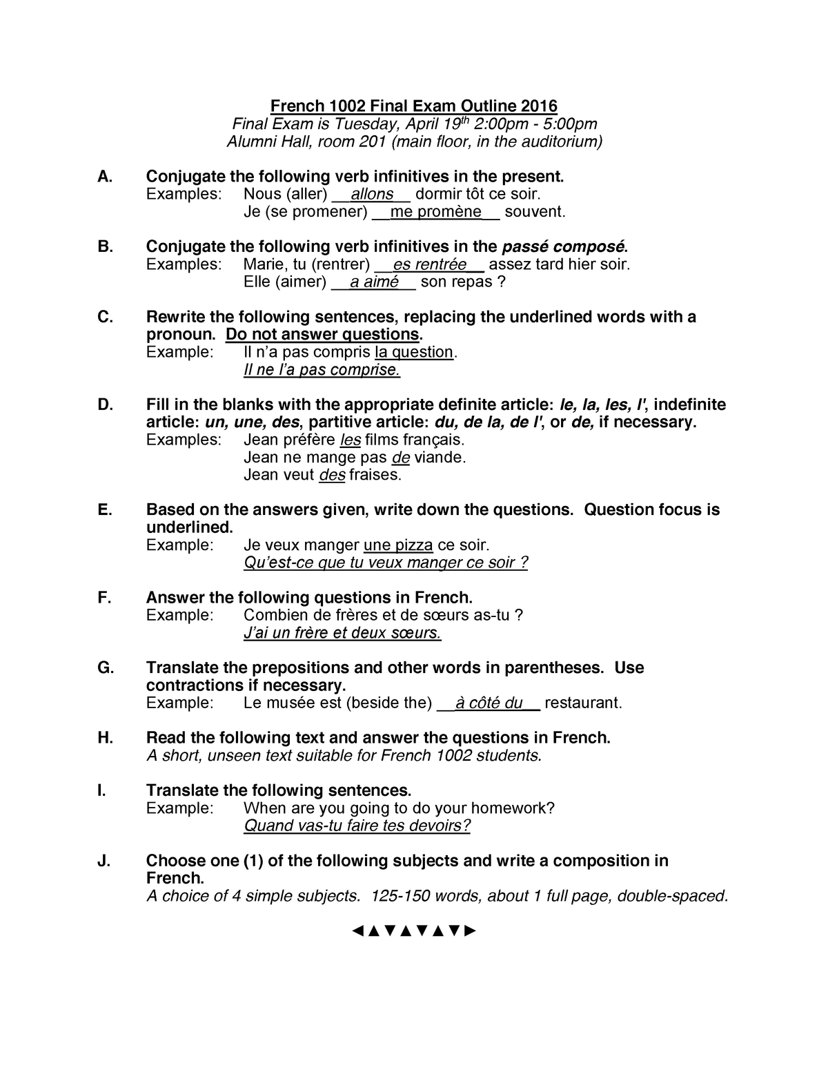 Final Exam 10 December 15 Questions And Answers Studocu