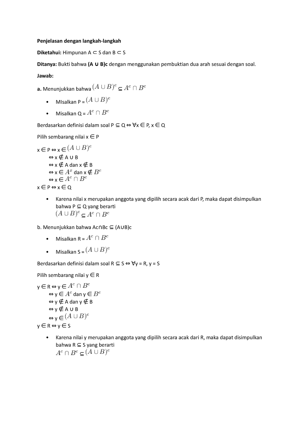 MTK - Matematika - Penjelasan Dengan Langkah-langkah Diketahui ...