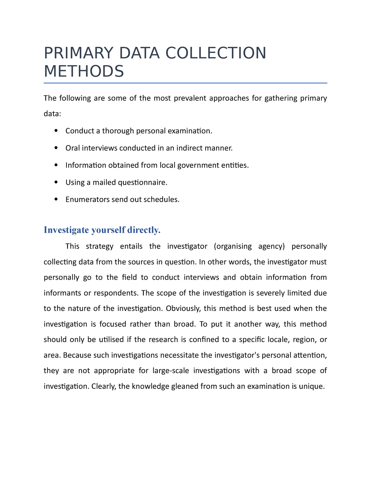 primary-data-collection-methods-primary-data-collection-methods-the