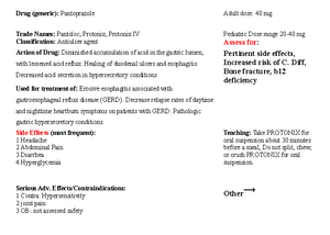 Med Card Phenergan - Name: (generic and trade): promethazine /Phenergen ...