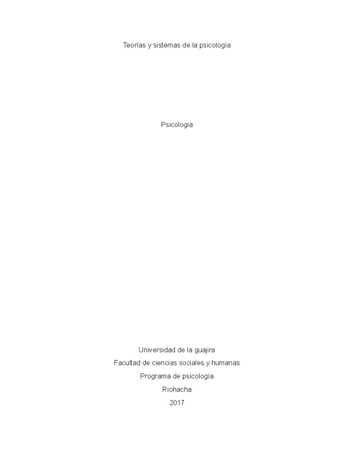 Teorías y sistemas de la psicología - Teorías y sistemas de la ...