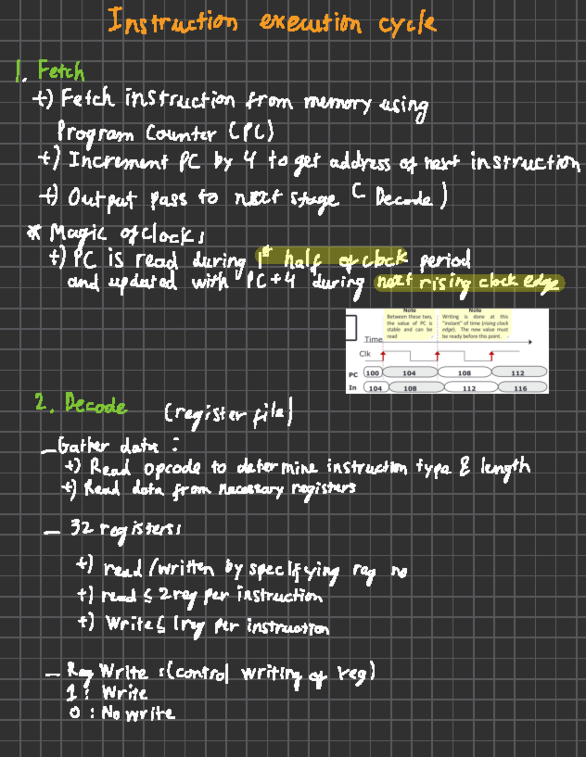Data And Comtrol path - Note - Instruction execution cycle Fetch Fetch ...