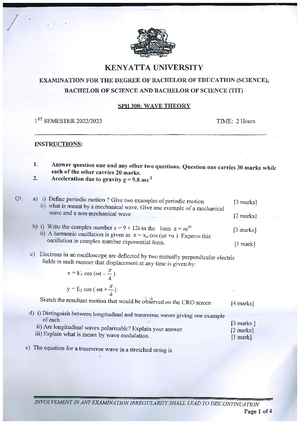 PHY-201- Classical- Mechanics Teacher - NATIONAL OPEN UNIVERSITY OF ...