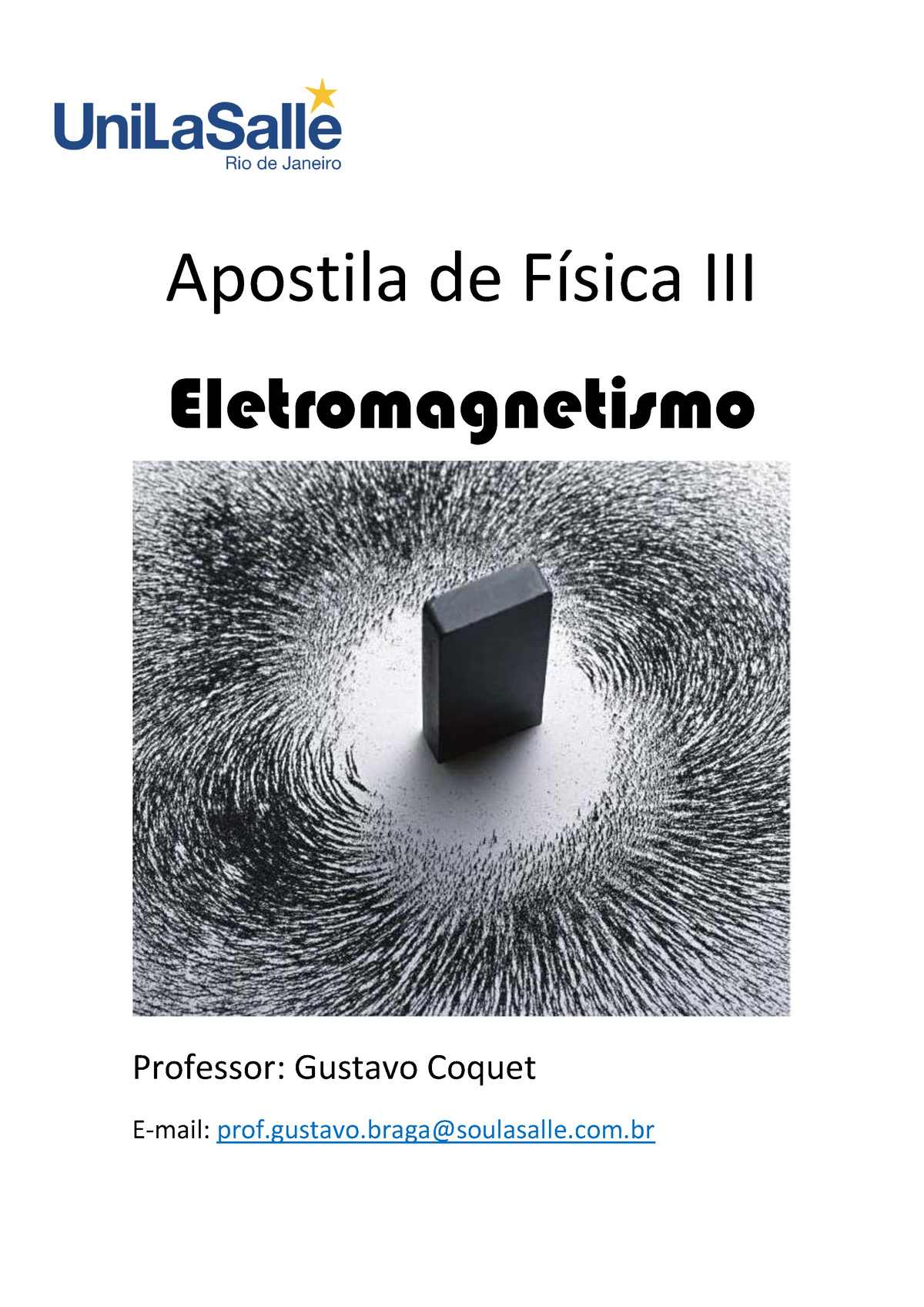 Apostila Física 3 - Eletromagnetismo - Apostila De FÌsica III ...