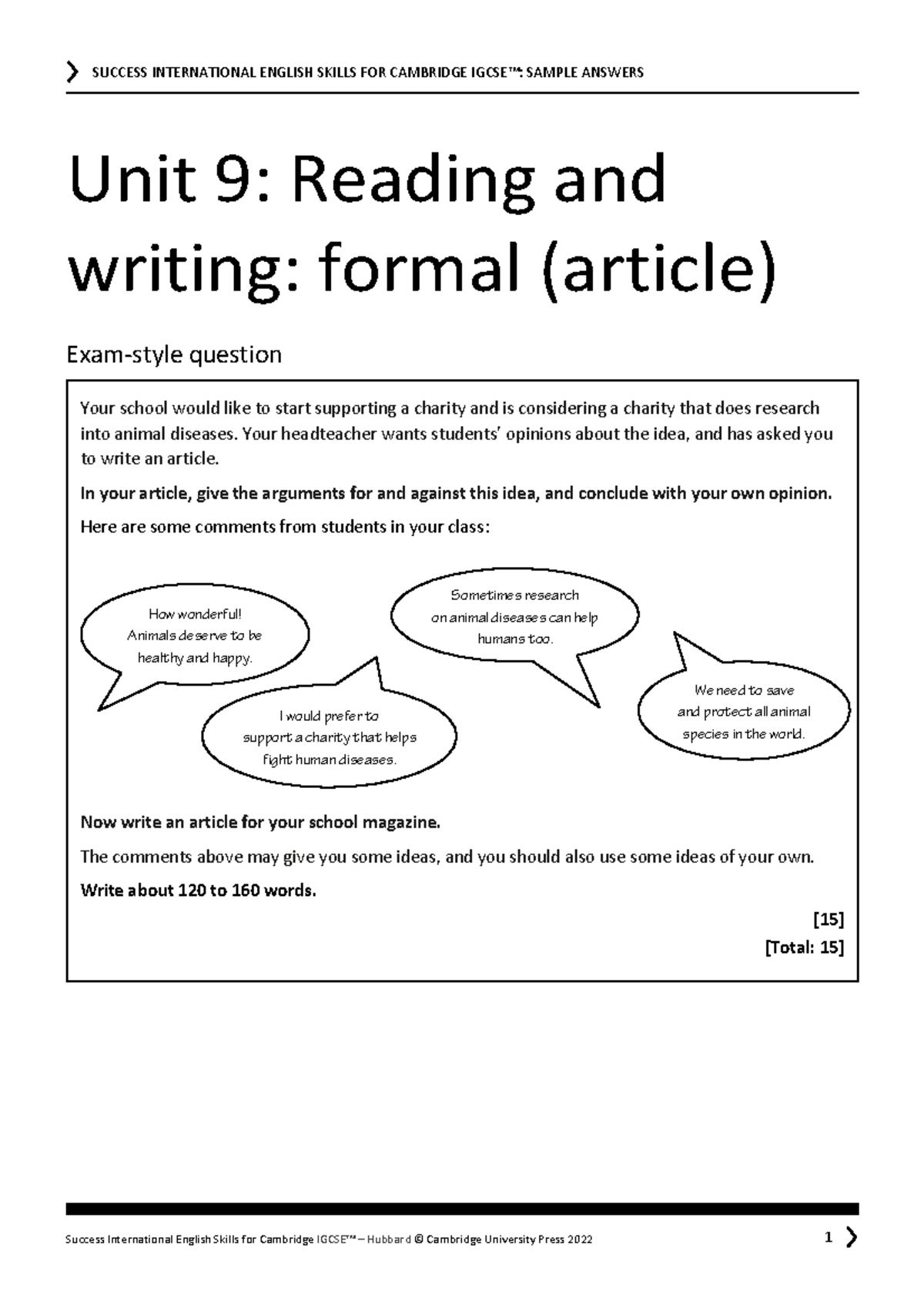 Article three and four (+samples) - ####### SUCCESS INTERNATIONAL ...