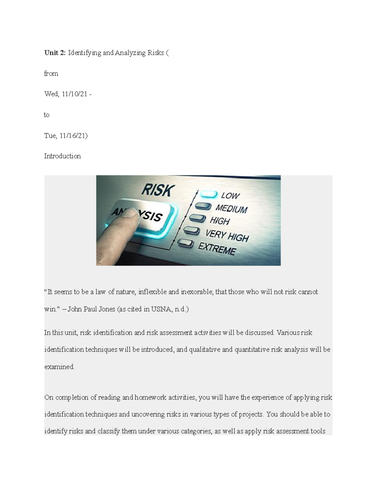 Identifying and Analyzing Risks in Managing Project Risks and ...