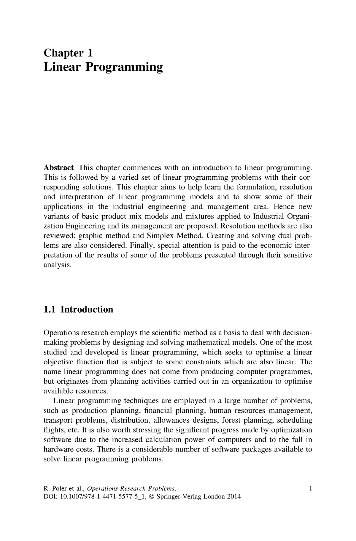 operations research problems statements and solutions