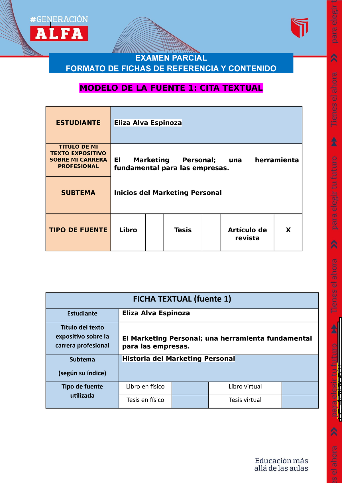 Formato PARA EL Examen Parcial 1 - | EXAMEN PARCIAL FORMATO DE FICHAS ...