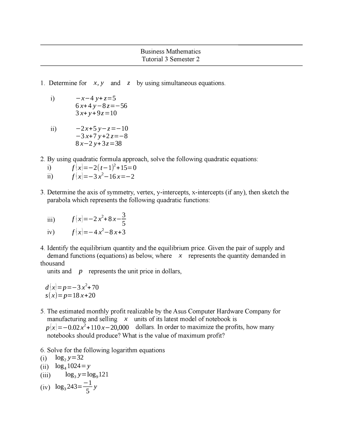 tutorial-3-business-mathematics-tutorial-3-semester-2-determine-for-x