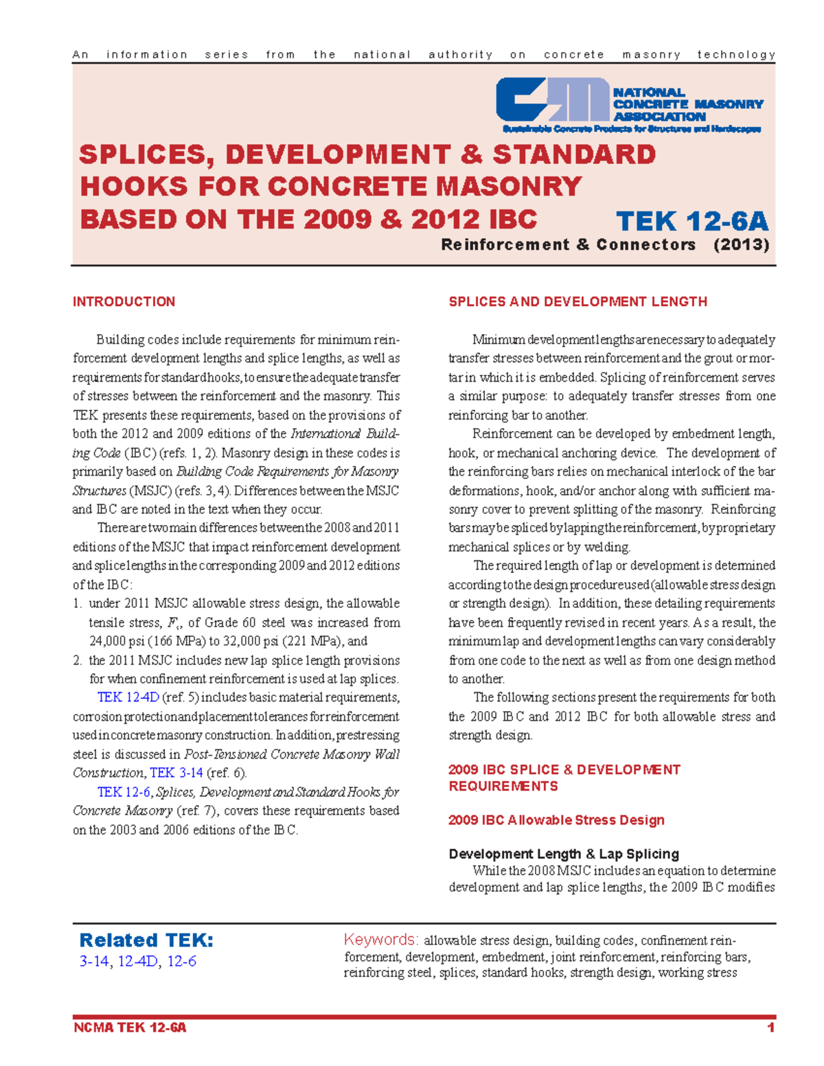 TEK 1206A - Summary Dynamics Of Civil Engineering Systems - A n i n f o ...
