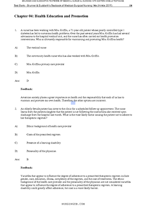 Ch 08 - n/a - Chapter 08: Overview of Genetics and Genomics in Nursing ...