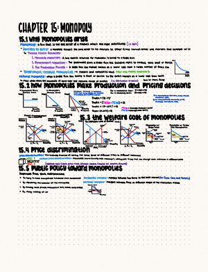 Midterm I Econ Notes - ECON 201: Chapter 1 - Ten Principles of ...
