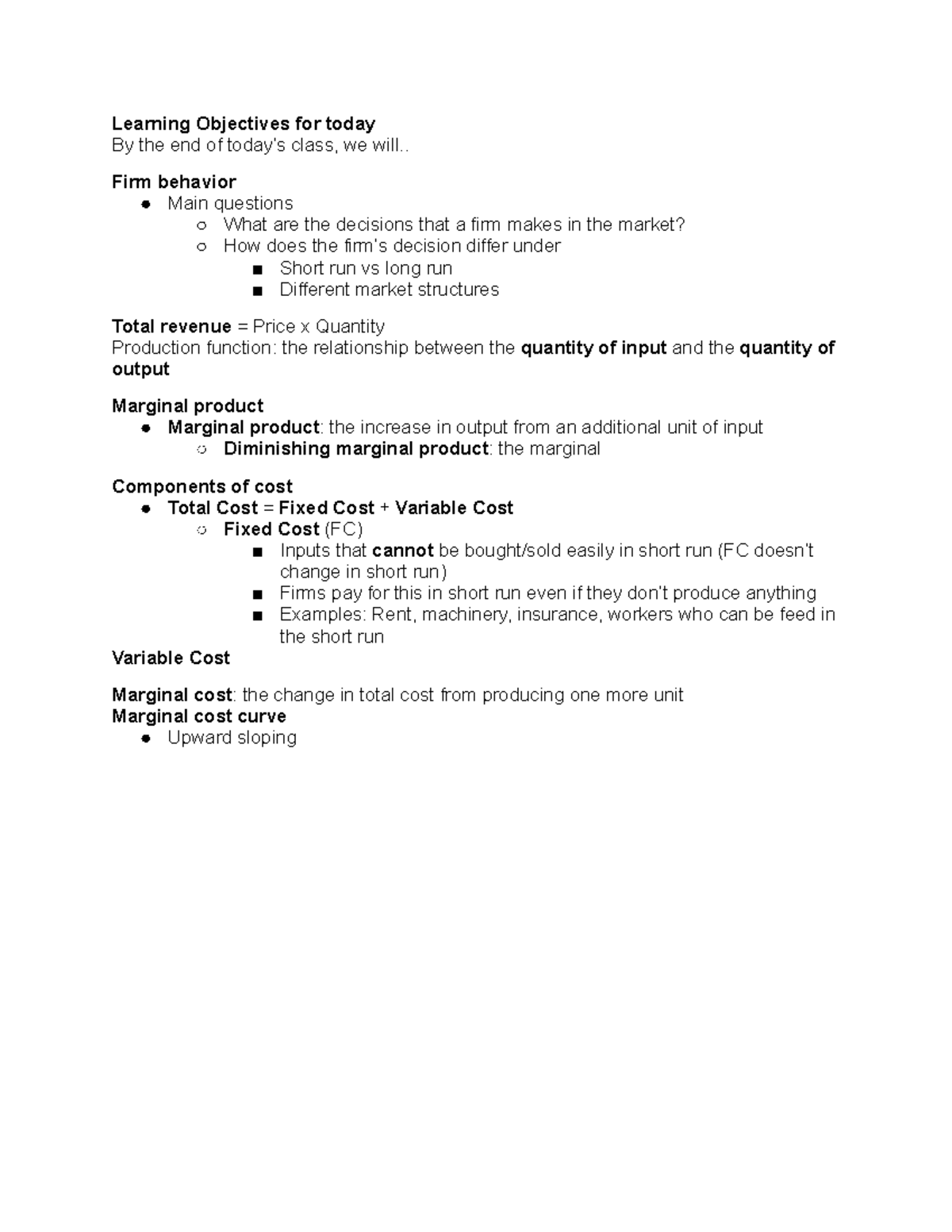 Class Notes #18 4-12-21 - Learning Objectives for today By the end of ...