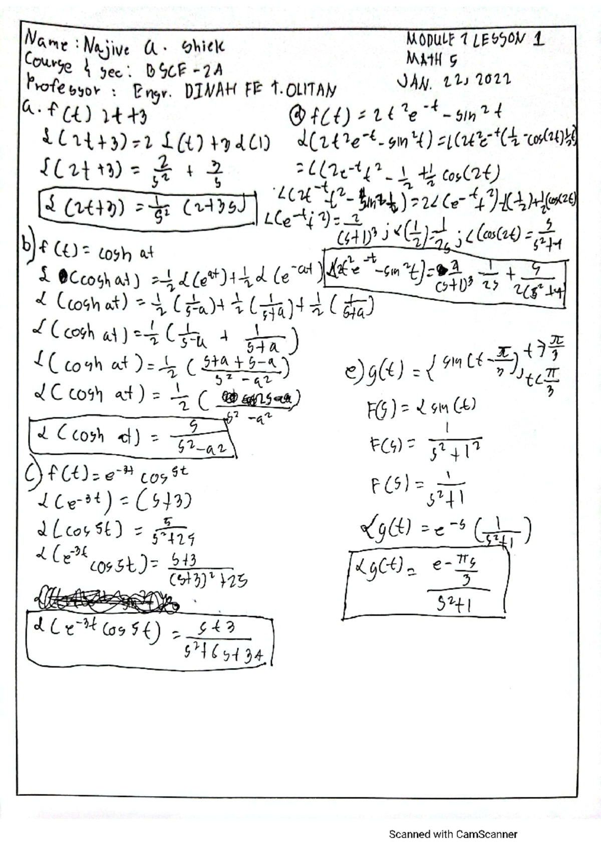 Math 5 Lesson 1 - Hcu - Management Accounting - Studocu