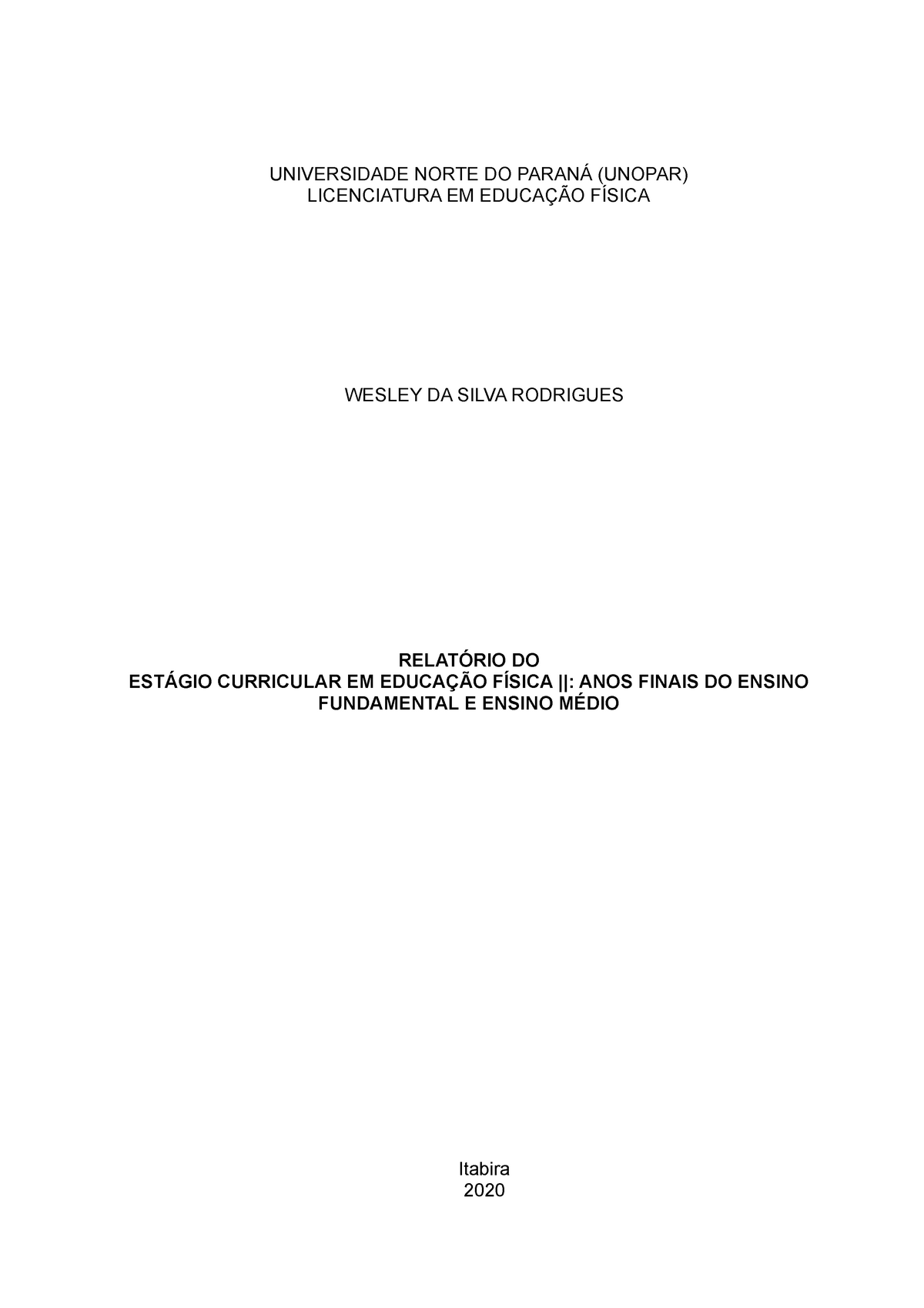 EDUCAÇÃO FISICA ANOS FINAIS