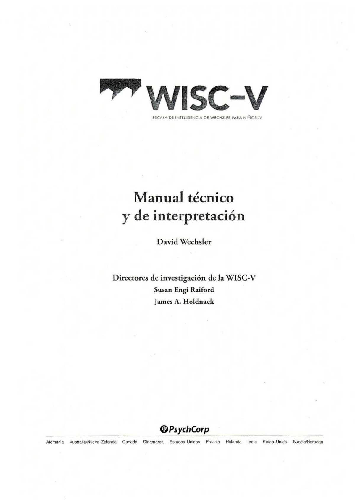 Manual-tecnico-Wisc-V-1-22 - '"w1sc-v ESCALA DE INTELIGENCIA DE ...